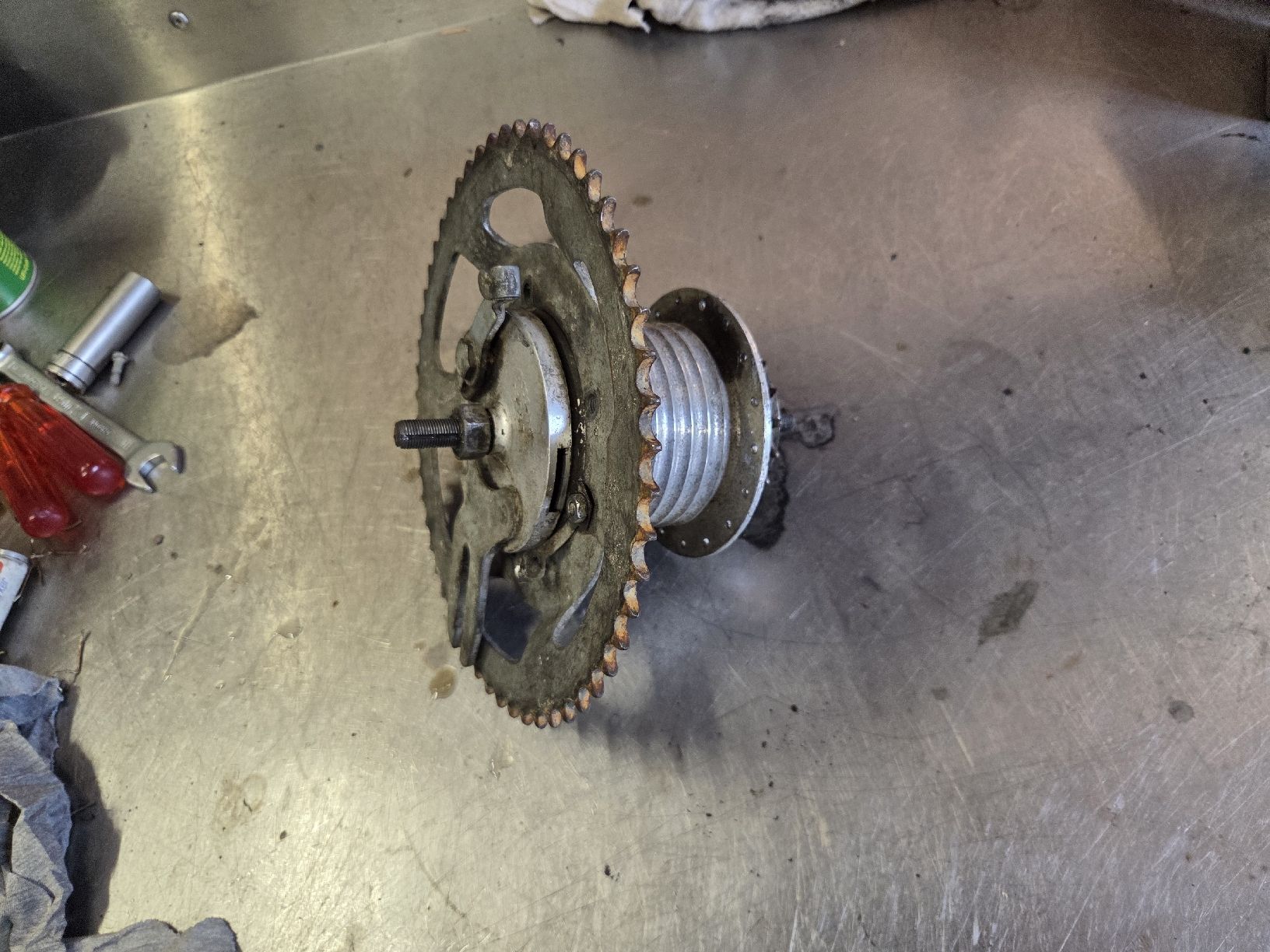 Puch Parti ricambio per ciclomotori: Puch Sachs DKW Radnabe – Usato da Eichberg venduto da Schmid-Motos 1