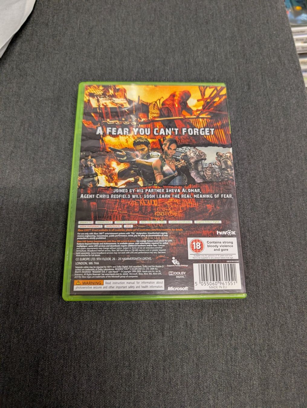 Jeux: Resident evil 5 Microsoft Xbox 360 – D'occasion à Giubiasco par Ticinerd 1