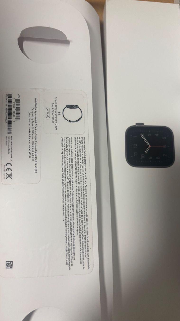 Apple Smartwatch: Apple Watch SE schwarz – D'occasion à Stallikon par Toluu 1