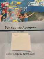 Bon cadeau Aquaparc CHF 120 valable jusqu'au 12.04.2027