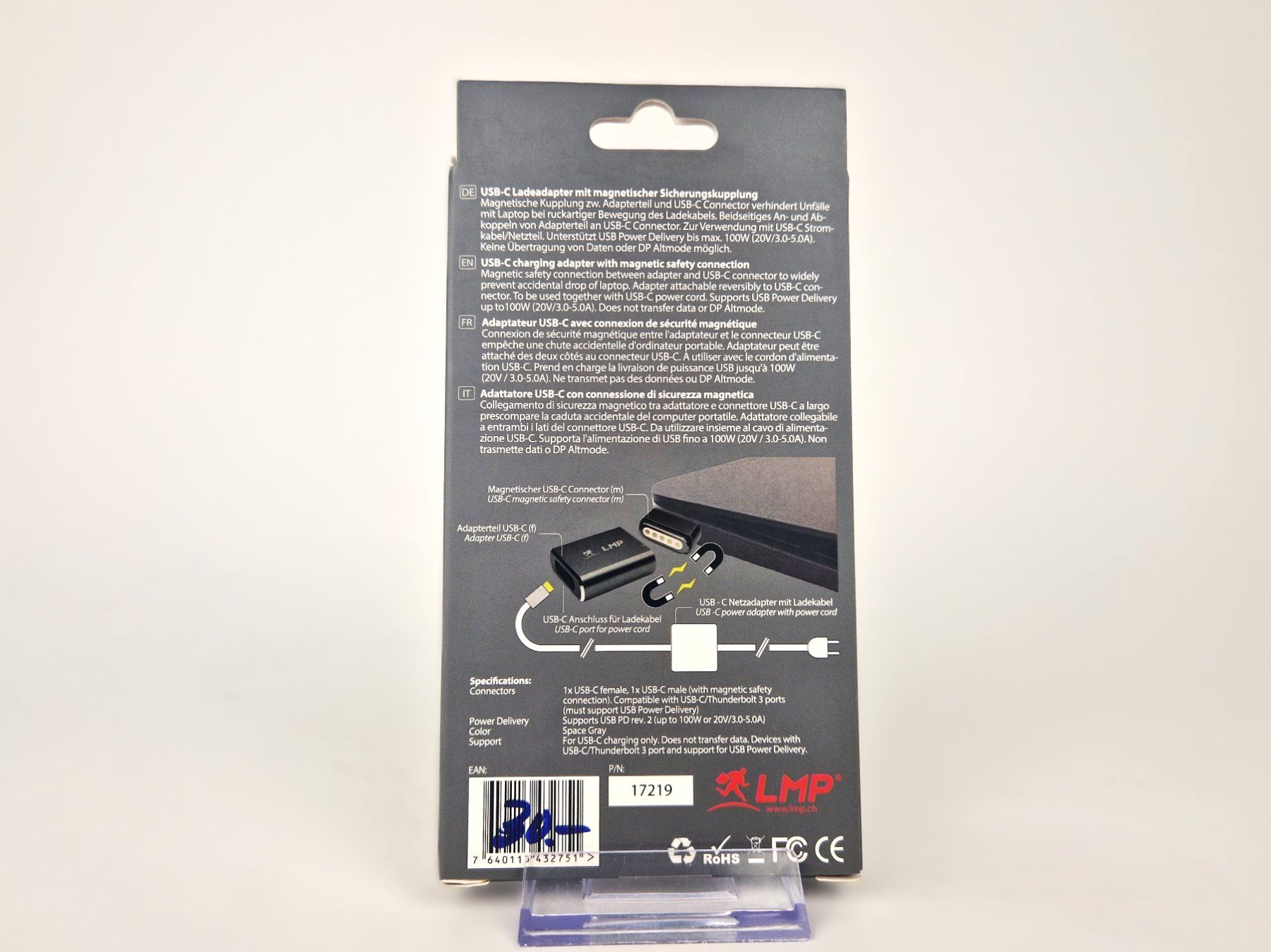 Unità & Adattatore: LMP USB-C zu USB Typ-C Adapter, 1.80 cm – Nuovo e nell'imballaggio originale da Basel venduto da Restwert_Basel 1