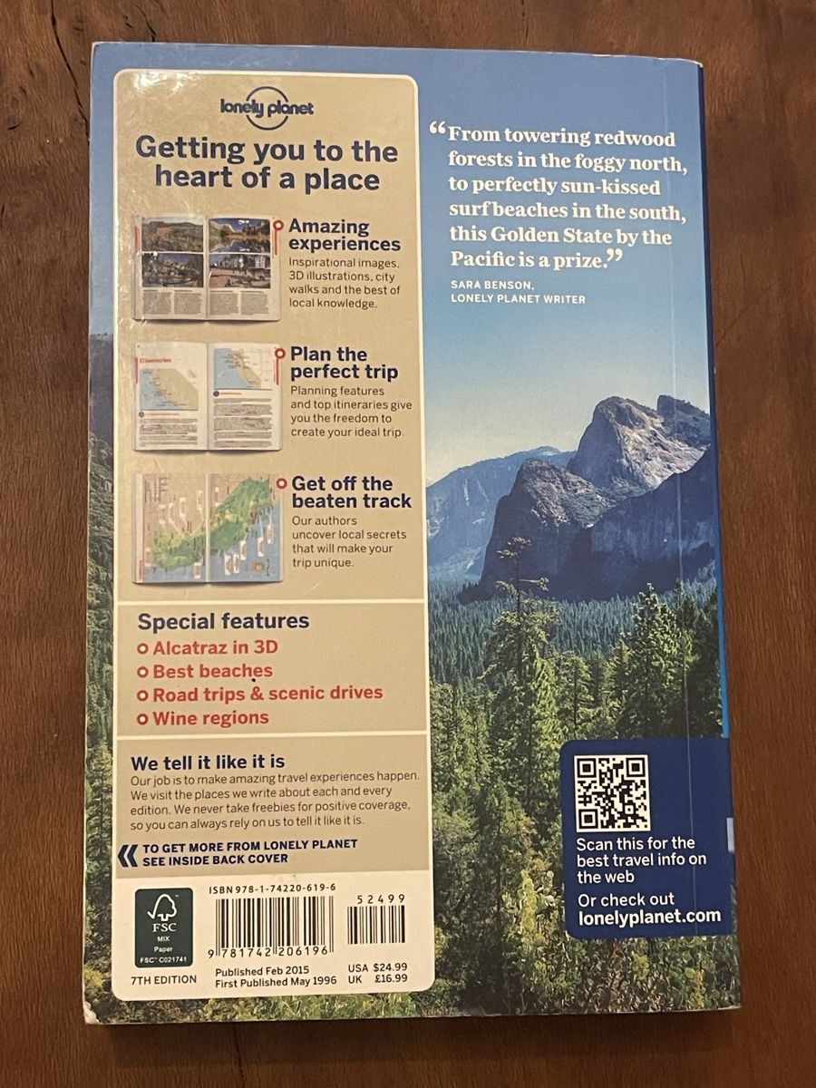Libri: Lonely Planet California – Usato da Bern venduto da Piratamorgan 1