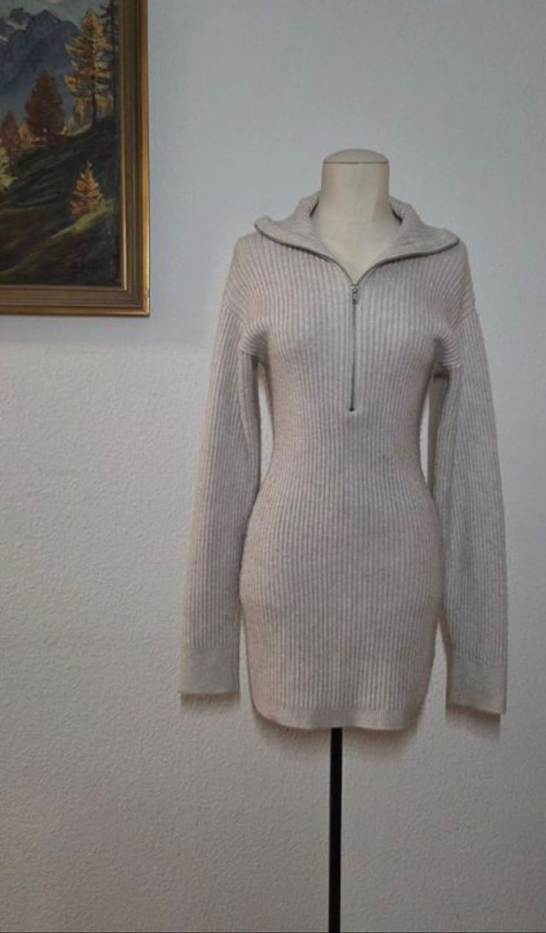 Zebra Vestiti: 2x figurbetonte Strickkleider, schwarz & rosa, S-M – Nuovo (secondo la descrizione) da Kreuzlingen venduto da MeinKleinesAtelier 2