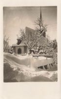 Lauenen bei Gstaad (BE) Dorfkirche Winter Schneelandschaft