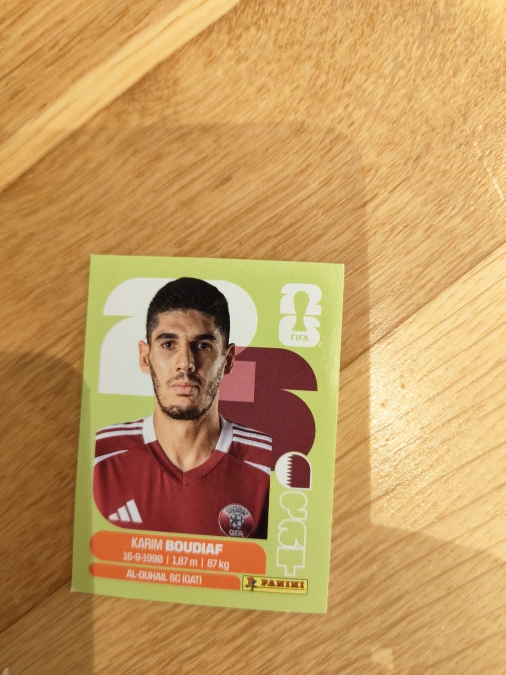 Panini Carte collezionabili: Panini WM 2026, QAT 10, Boudiaf – Usato da Aarburg venduto da gloeckgloeck