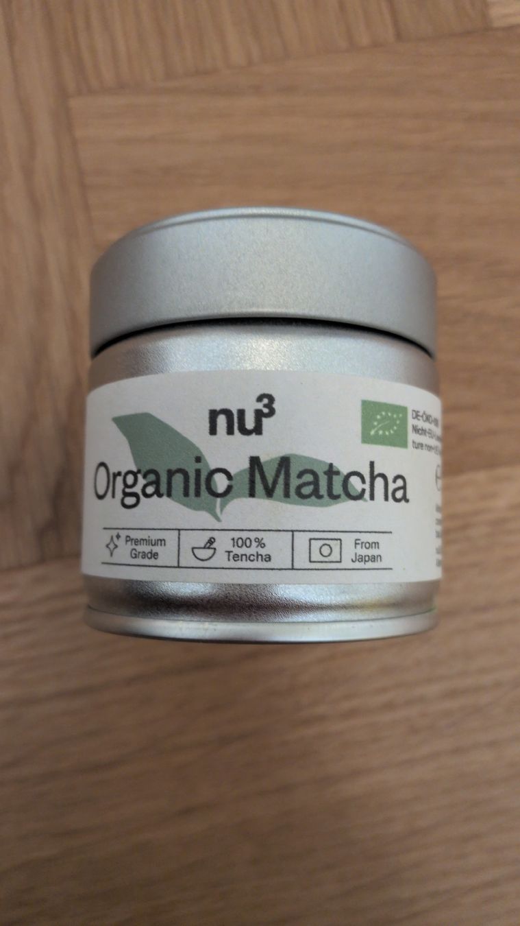 Nu3 Cibi & Specialità: Organic Matcha Nu3 150g – Nuovo e nell'imballaggio originale da Opfikon venduto da Thomas2002