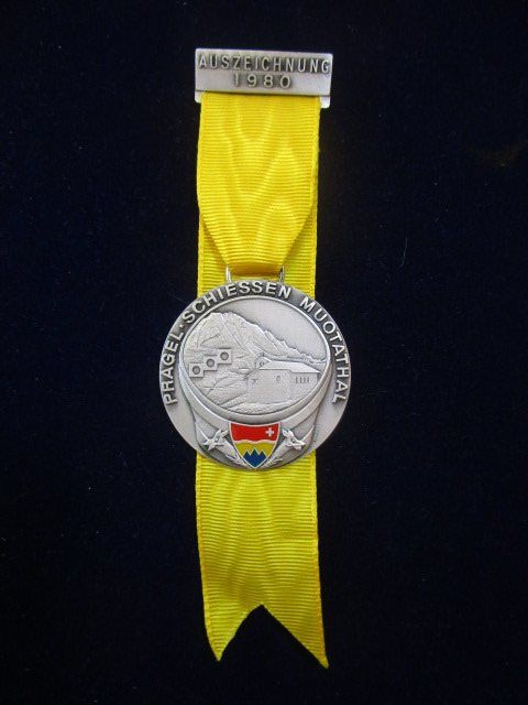 Medaglie: Pragel-Schiessen Muatathal  1980 – Usato da Luzern venduto da Horoskop1