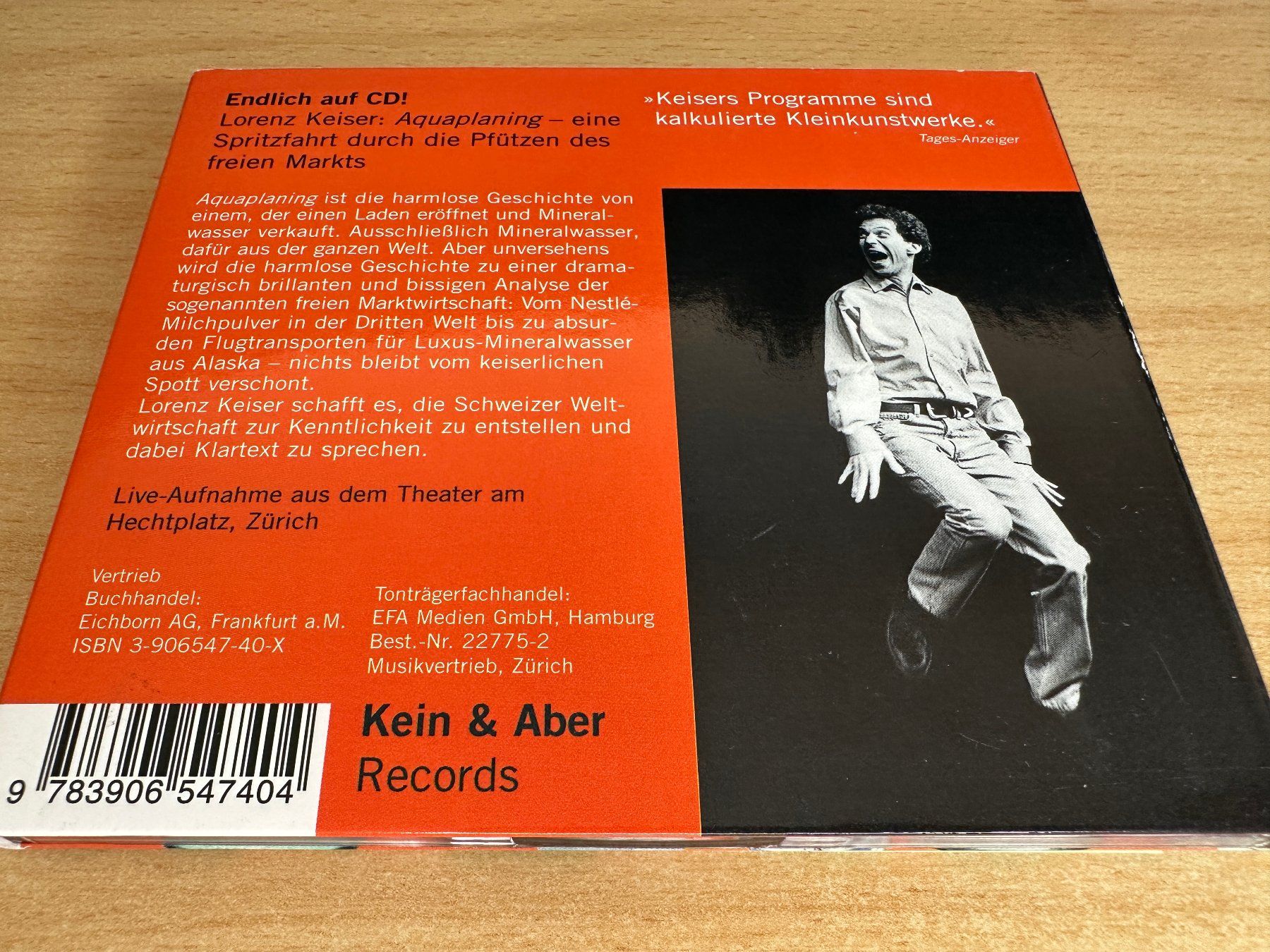 CD: Lorenz Keiser – Aquaplaning – Usato da Rikon im Tösstal venduto da Alpenmutz 1