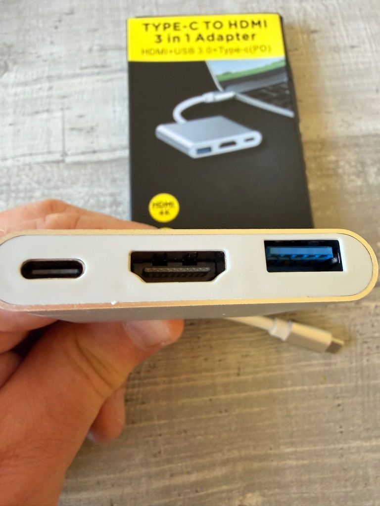 Adattatori: USB-C Adapter HDMI + USB 3.0 + Type-C (PC) – Nuovo (secondo la descrizione) da Schaffhausen venduto da mka999 1