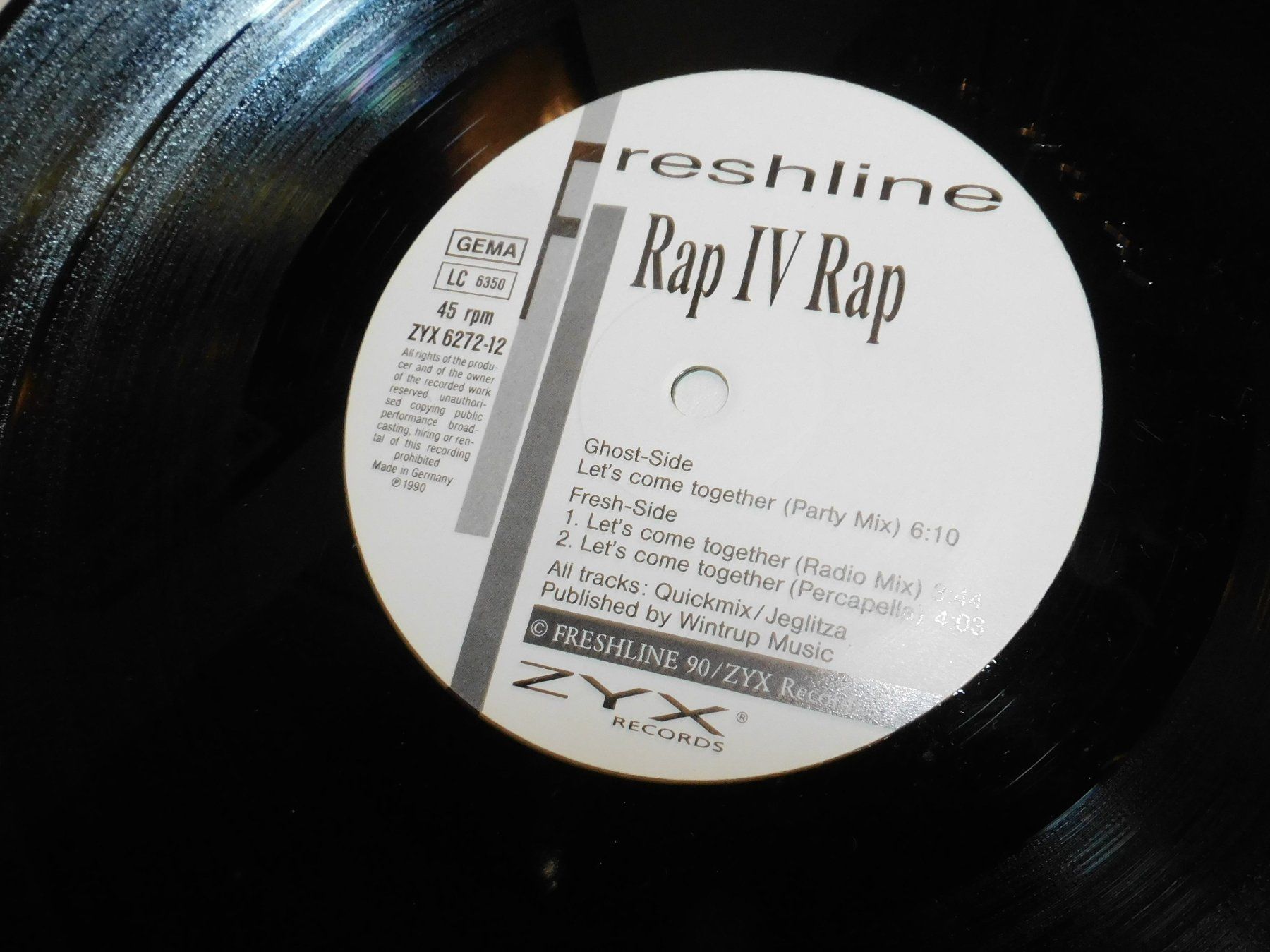 Dischi in vinile: LP - 1990 Rap IV RAP Quickmix Mix    LP – Usato da Sursee venduto da 76 2