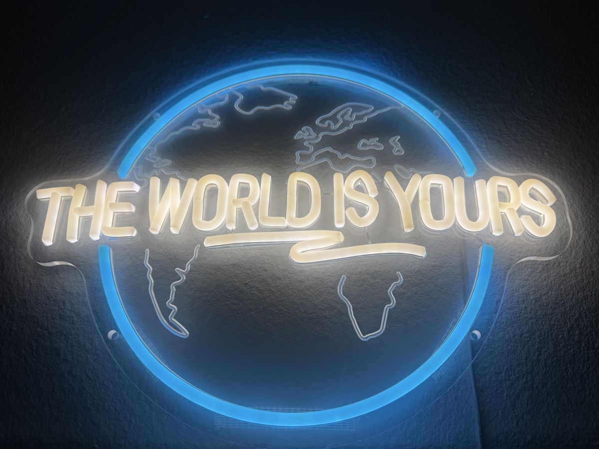 Tutte le decorazioni: Neon Light The World Is Yours dimmbar – Nuovo (secondo la descrizione) da Baar venduto da dej_pbs7 1