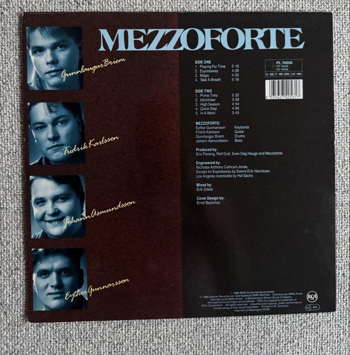 Dischi in vinile: Mezzoforte - Playing For Time - LP - 80s – Usato da Rorbas venduto da BlackstarRecords 1