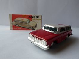 Ambulanz, Ambulance, Blech, Schwungrad, 14cm