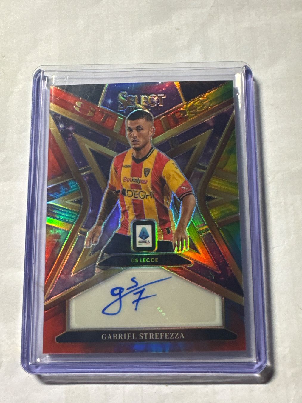Panini Carte collezionabili: Gabriel Strefezza 2025-26 Panini Select Serie  Star Auto /25 – Nuovo (secondo la descrizione) da Baar venduto da sp7ni