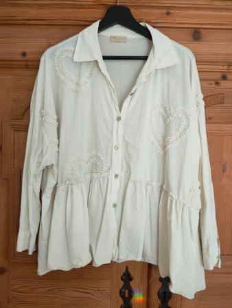 Chemise à motif coeur – BELLAVIE