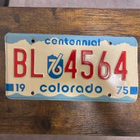 🇺🇸 1975 Vintage U.S. Autoschild - Colorado BL-4564