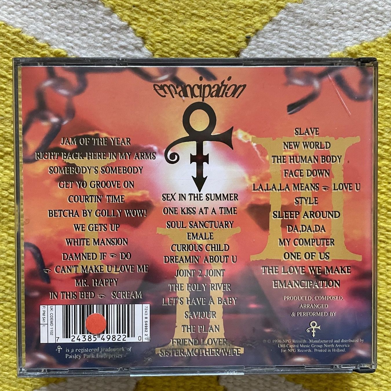 CD: PRINCE-3CD BOX SET EMANCIPATION – Usato da Rorschacherberg venduto da CD-Roli 1