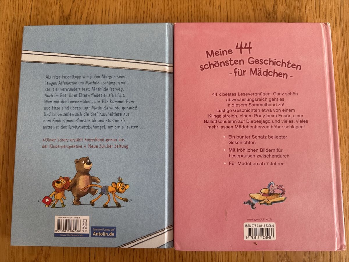 Bücher: Kinderbücher: 2 Stück – Gebraucht aus Zuerich von Rufab 1