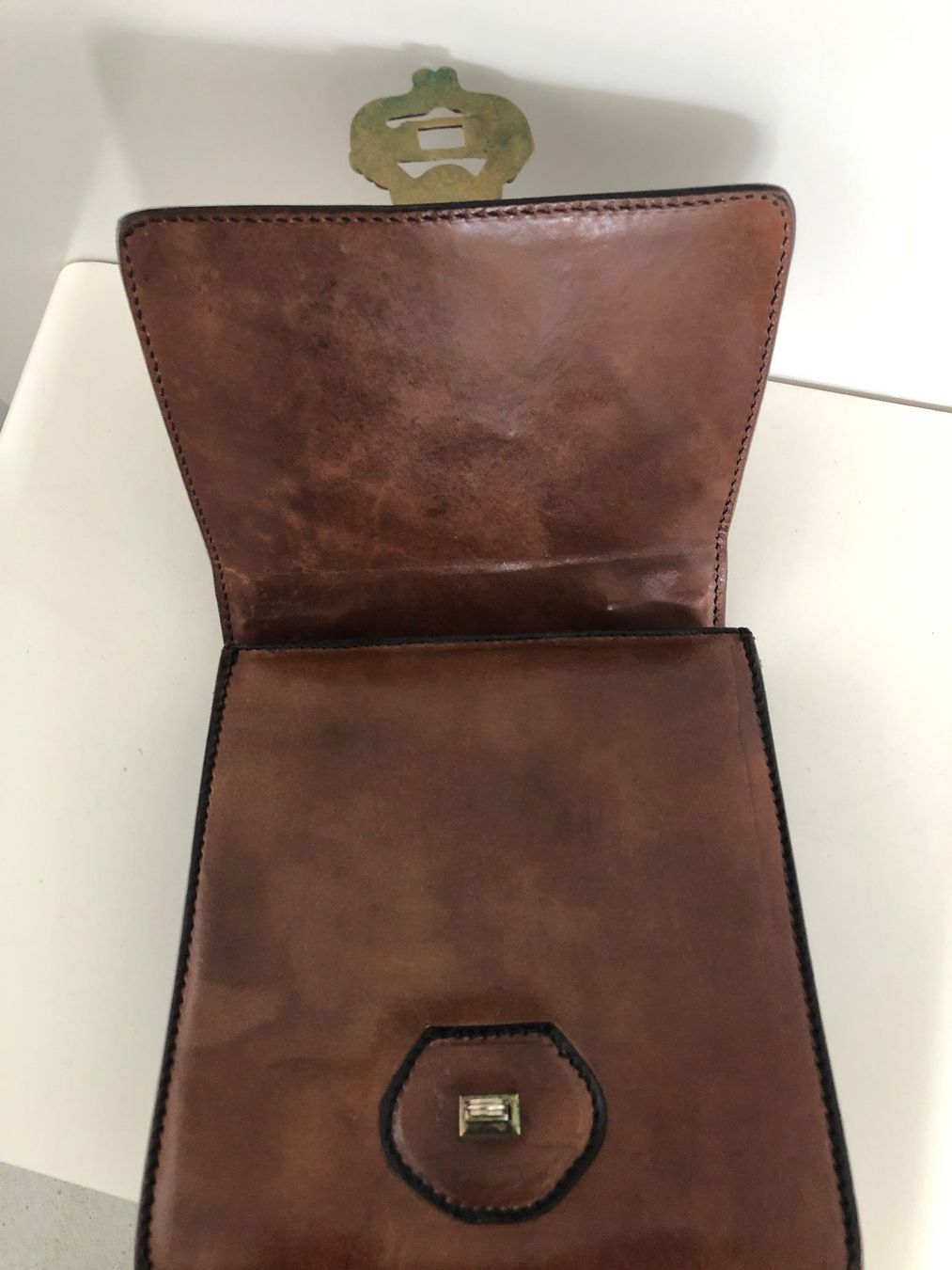 Borse da donna: Vintage Handtasche aus echtem Leder – Usato da Balzers venduto da Kubus28 2