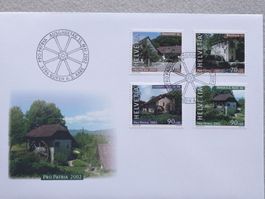 (382) FDC – Kuvert von 2002 Prro Patria