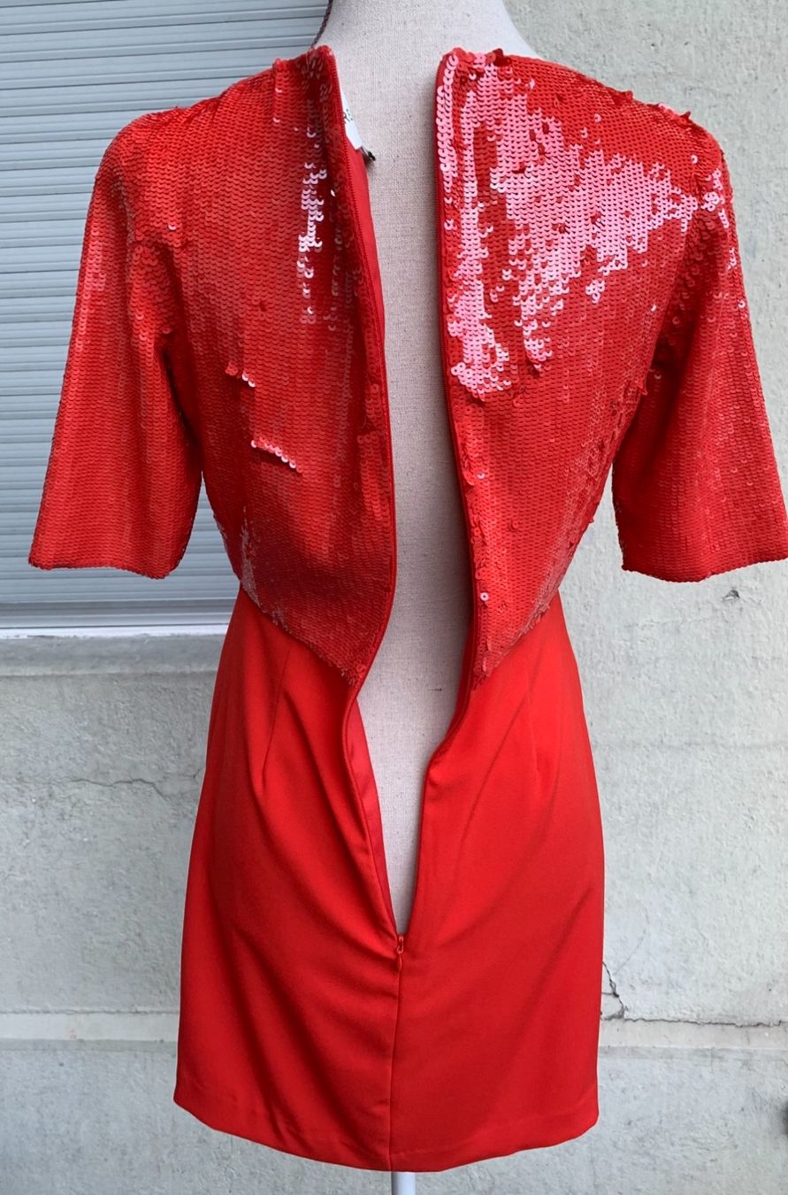 Kleider: Superbe robe courte REISS Kori séquins rouge clair t.XS – Neu (gemäss Beschreibung) aus Martigny von only__you 4