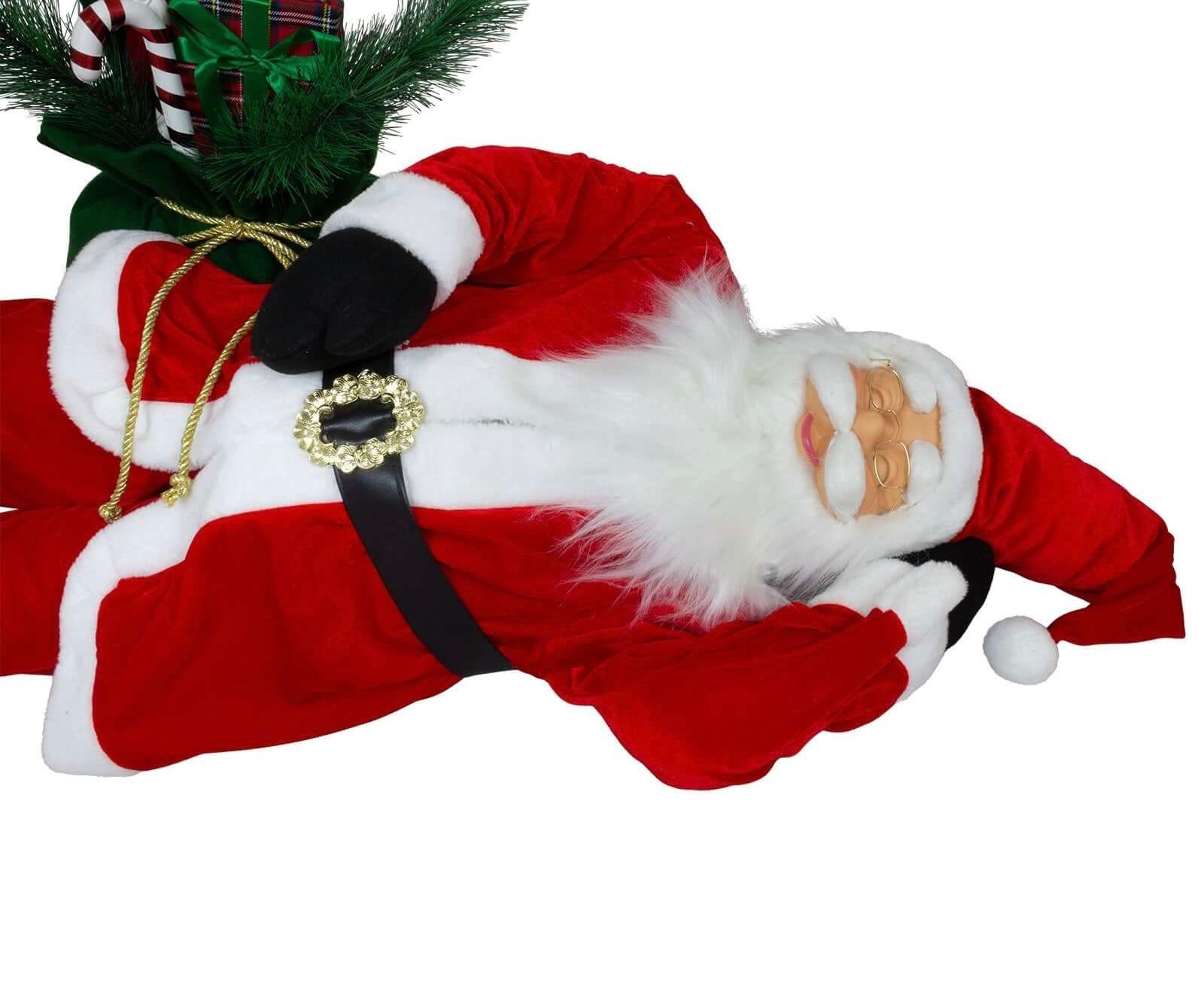 Alle Dekorationen: Schnarchender Weihnachtsmann 120cm gross – Neu und originalverpackt aus Basel von Seifehuesli 3
