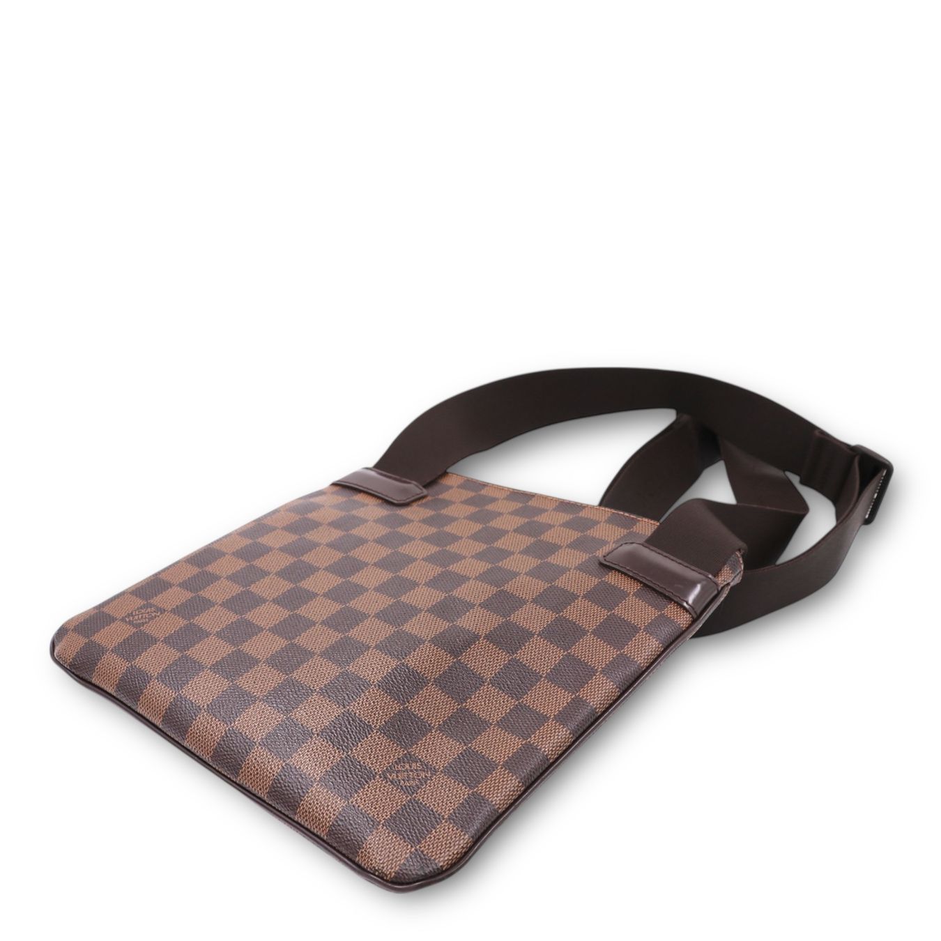 Louis Vuitton Borse: Louis Vuitton Pochette Melville Damier ebène – Usato da Binningen venduto da Designerlabels 9