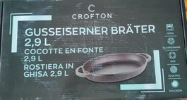 Gusseiserner Bräter Crofton 2.9 Liter- 42 cm x 26.5 cm