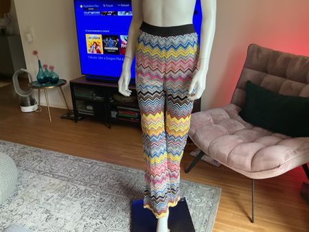 Damen Hose Missoni bunt Zickzack Muster( Grösse 44 )neuwerti