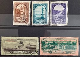 UdSSR 1957 Lot 250 Jahre Leningrad St. Petersburg gestempelt