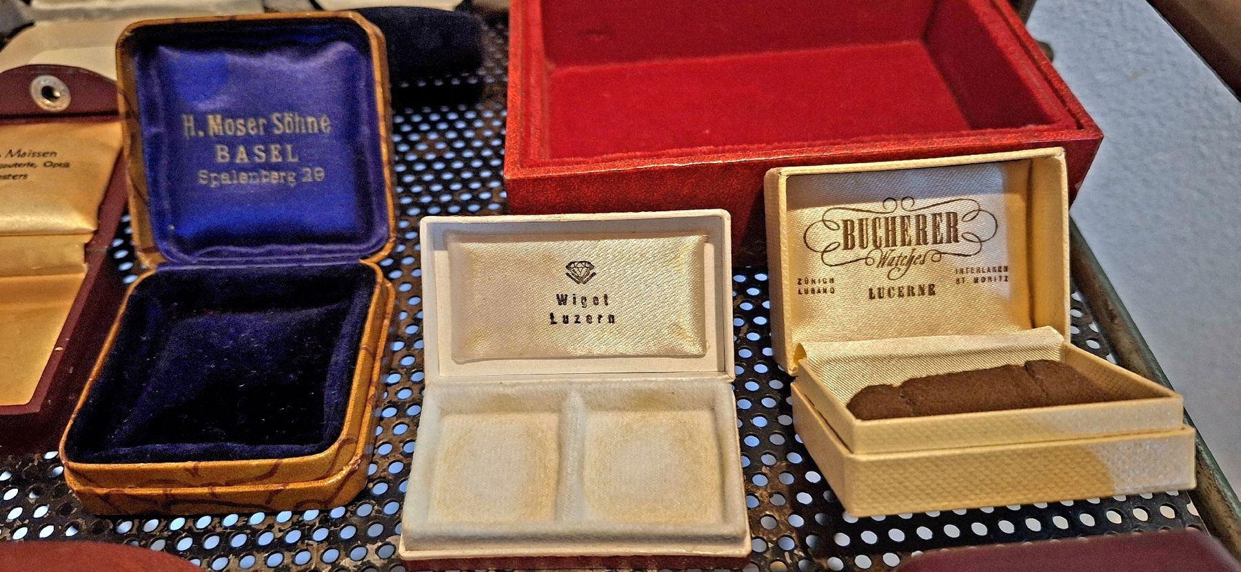 Dosen: Konvolut antike Schmuck-Schatullen/Kästchen – Gebraucht aus Emmenbrücke von abu_9mj8 3