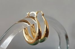 Goldene Creolen Ohrringe, ❣️Neu❣️