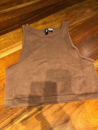Braunes Tanktop Grösse S
