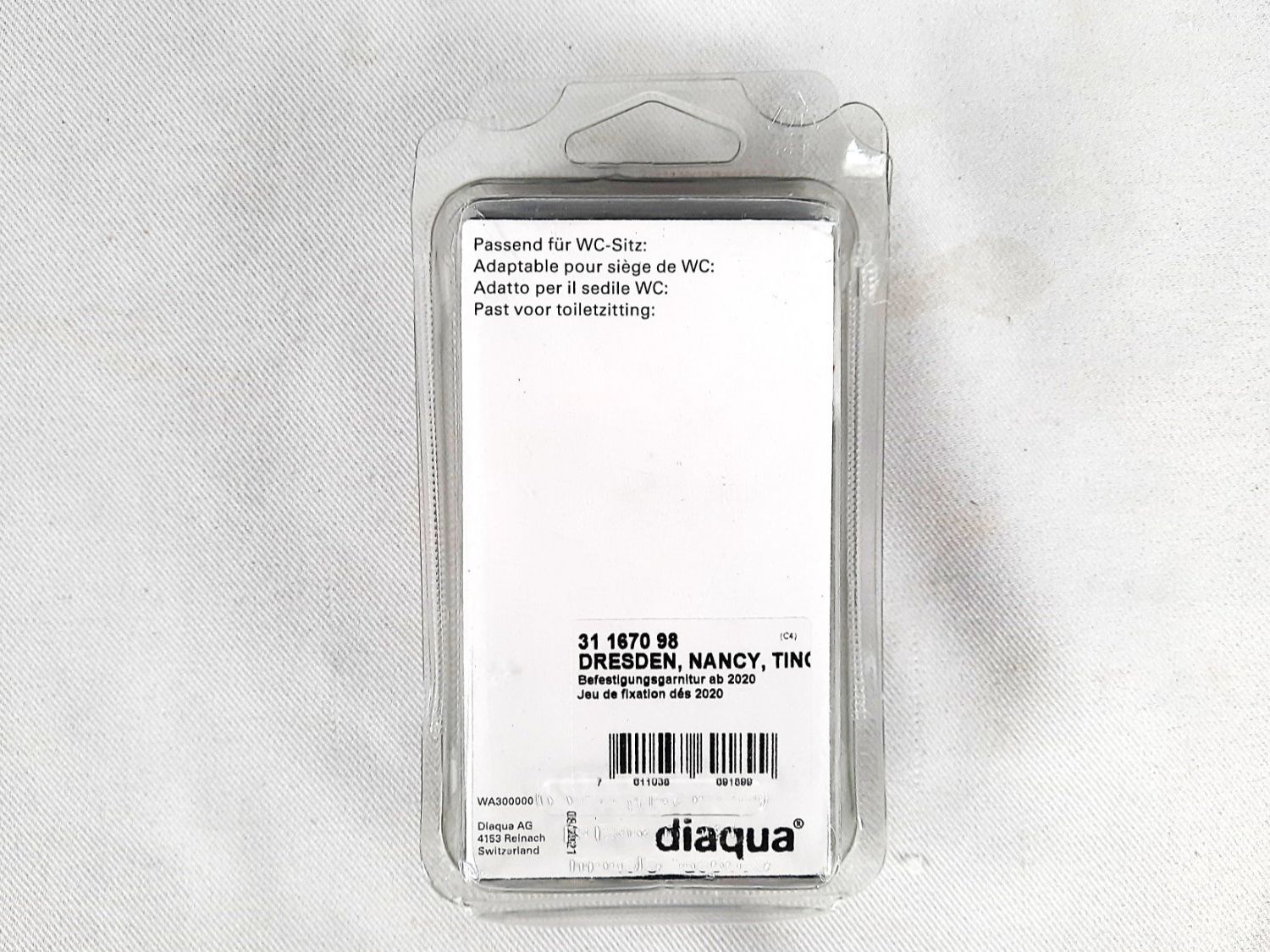 Diaqua WC: DIAQUA-Befestigungsset-WC – Neu (gemäss Beschreibung) aus Beinwil am See von Restwert_Beinwil 1