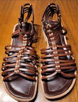 Römersandalen Leder braun Gr. 38