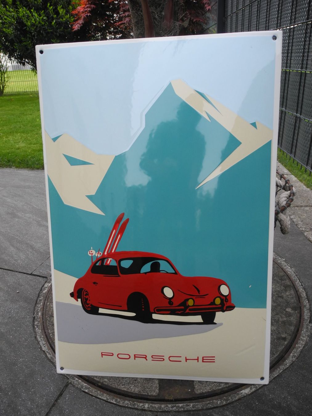Porsche Insegne: PORSCHE EMAILSCHILD – Usato da Reinach AG venduto da Huckleberrysix 1