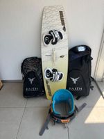 Kitesurf-Komplettset FAITH – 2 Kites, Board, MYSTIC Trapez,