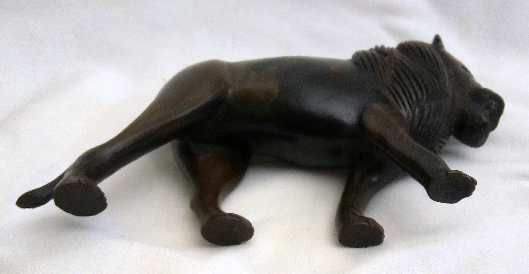 Statuette: Holzfigur Löwe – Usato da Kleinlützel venduto da tomfundus 2