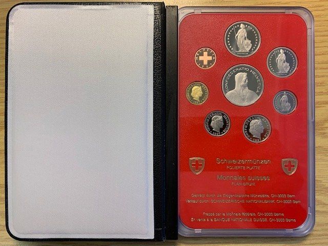 Alle Münzen: CH Münzsatz 1997 - polierte Platte / PP – Neu und originalverpackt aus Gundetswil von Egro01