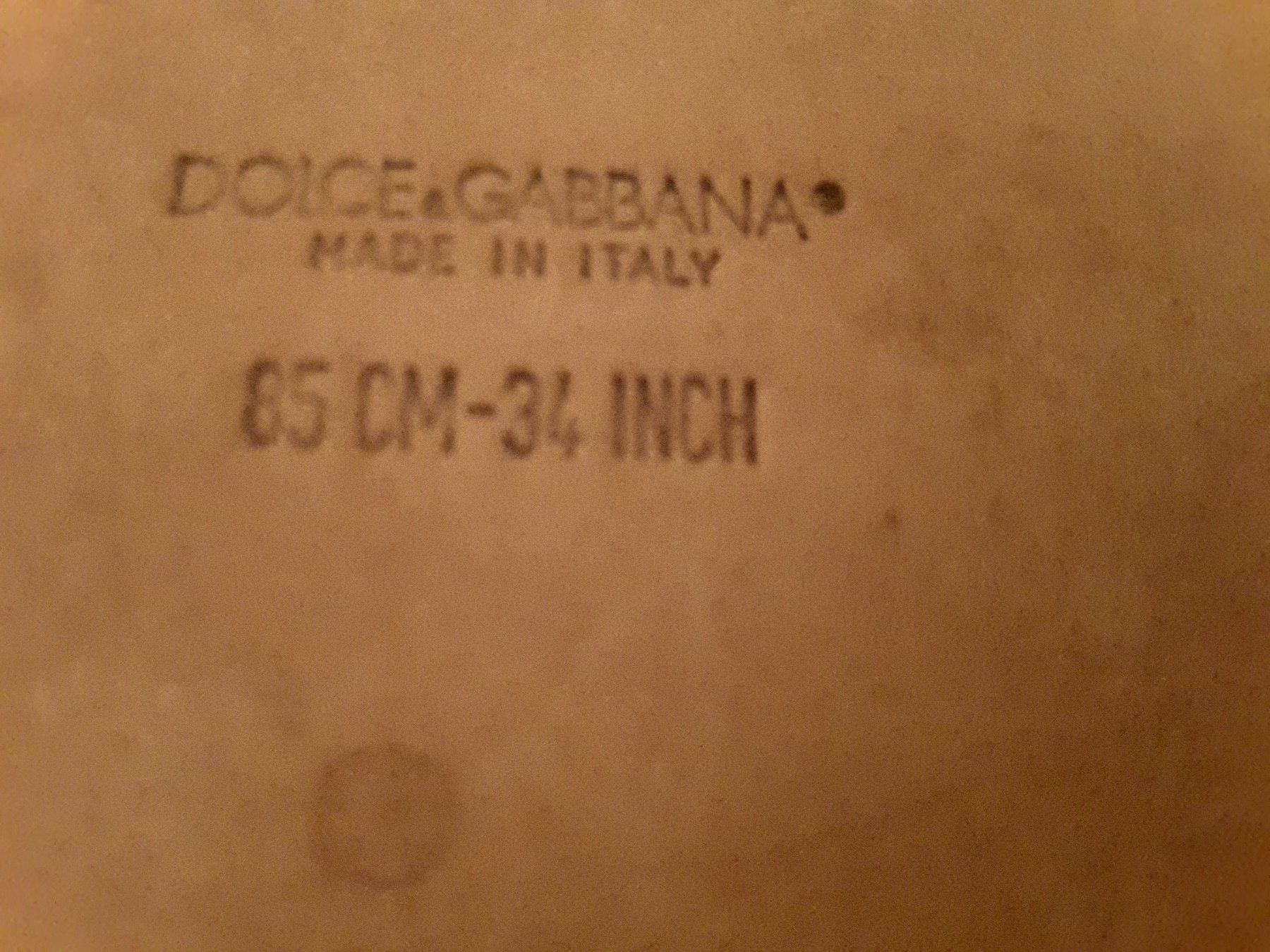 Dolce & Gabbana Cinture: DOLCE & GABBANA LEDERGÜRTEL. 85 x 7 CM. – Usato da Rümlang venduto da sylla75 3