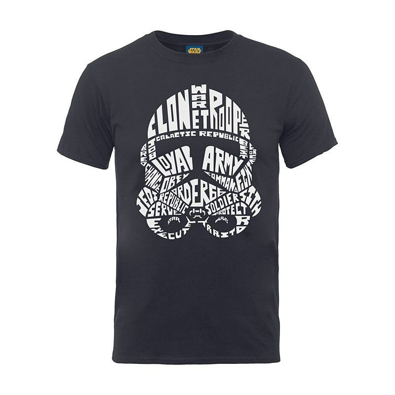 Star Wars T-Shirts: Star Wars - T-Shirt Clone Trooper Text Head (S) – Neu und originalverpackt aus Lutry von Brocantosaurus