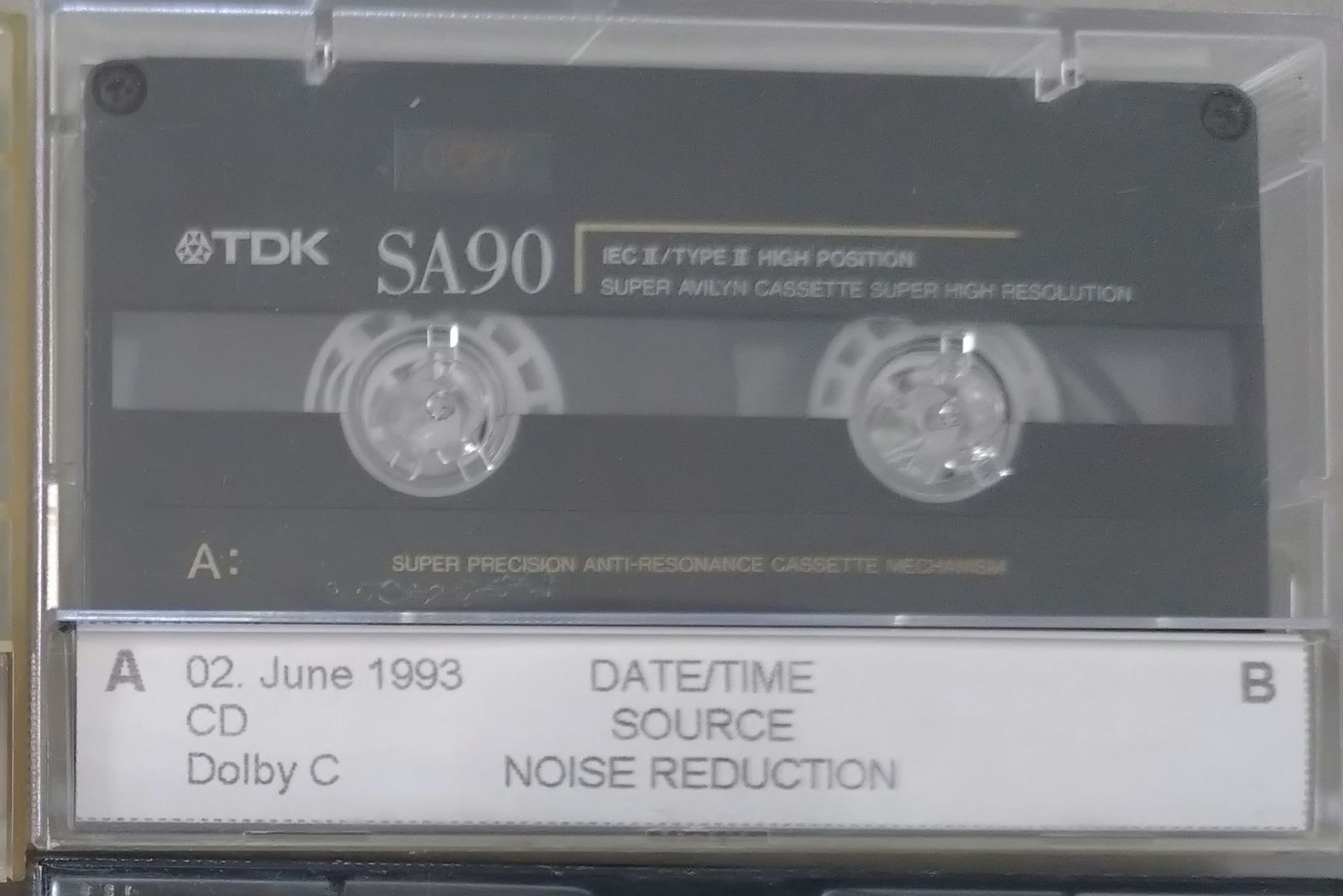 Musicassette: TDK SA90 Cassette Tape - Type II High Position – Usato da Kilchberg ZH venduto da Sho5000