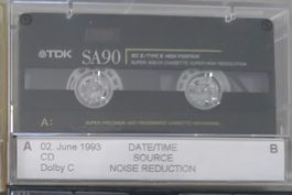 TDK SA90 Cassette Tape - Type II High Position