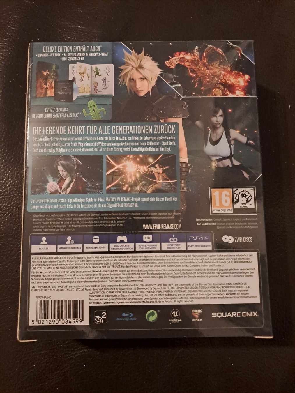 Sony Giochi: Final Fantasy VII Remake - Deluxe Edition - PS4 - Sealed – Nuovo e nell'imballaggio originale da Basel venduto da OTIS1905 1