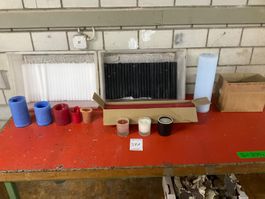 371 Posten Raureifkerzen aus Liquidation