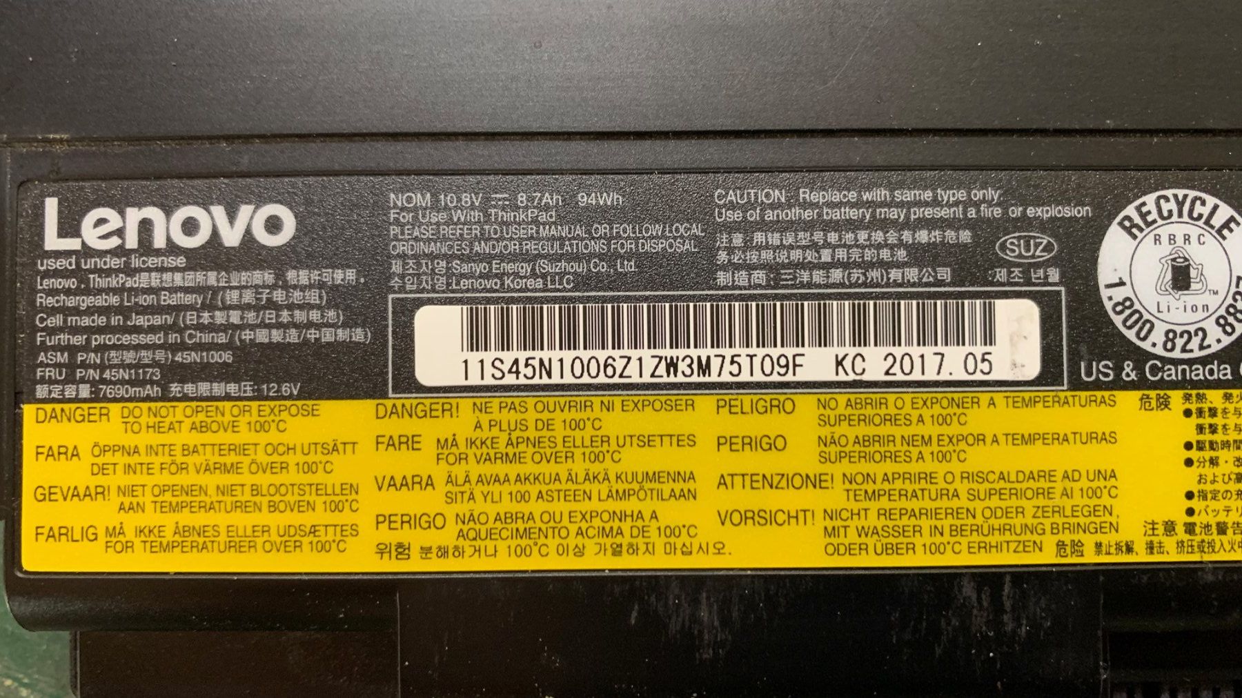Lenovo Batterie: Accu pour LENOVO T510 – Usato da Hauterive NE venduto da Paby 2