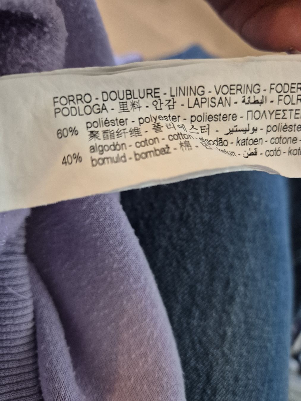 Zara Maglioni & Felpe: Zara Kapuzenpullover lila Grösse 128 – Usato da Adliswil venduto da Stardust11 3