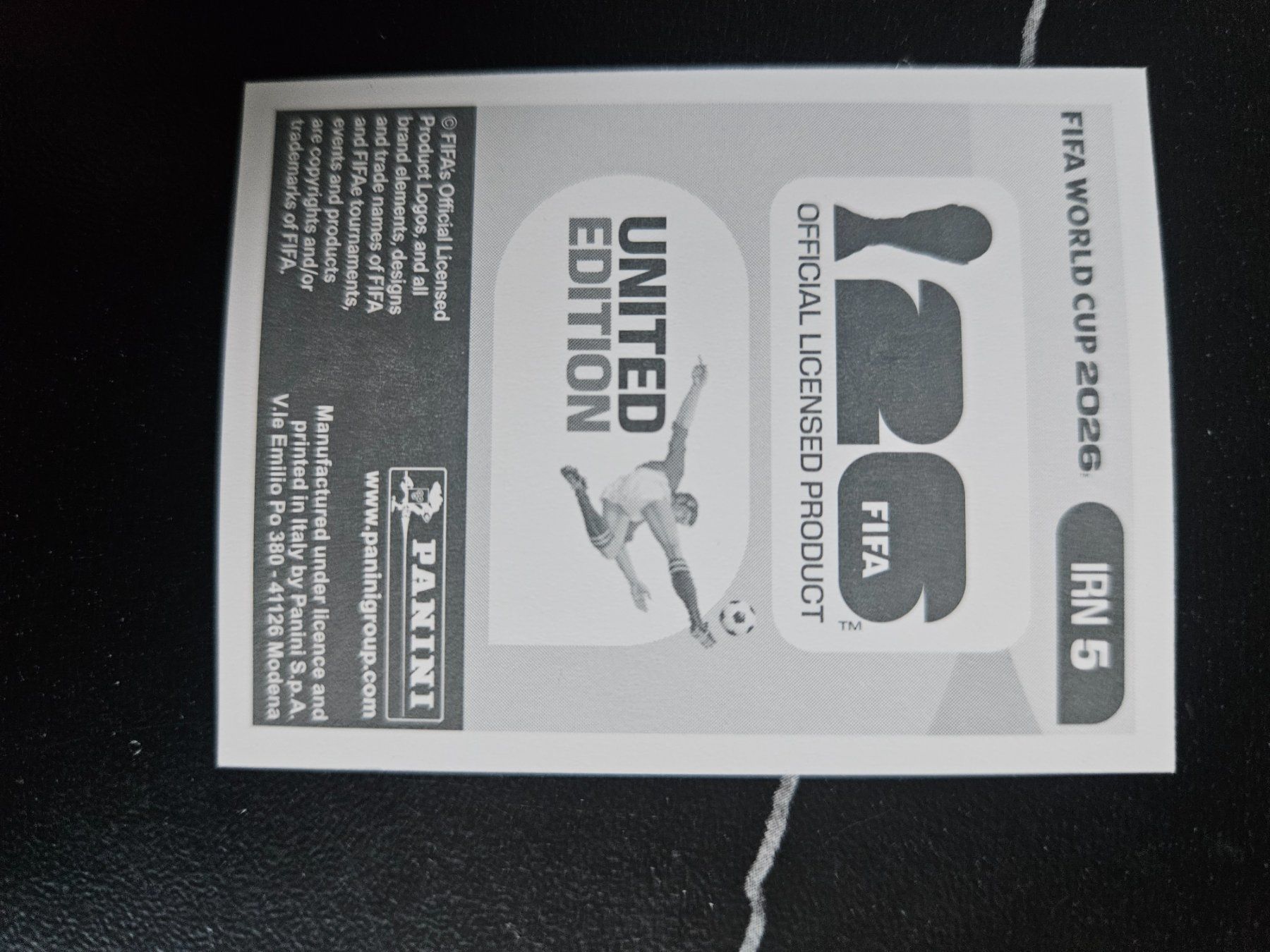 Panini Sammelbilder & Trading cards: IRN 5 – Gebraucht aus Würenlingen von Dinli 1