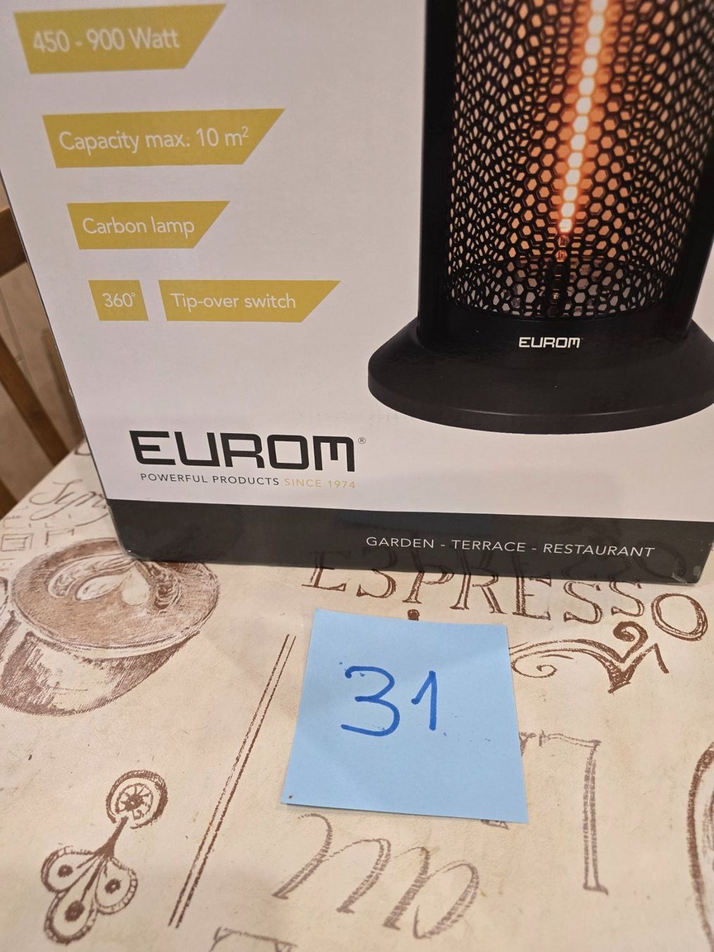 Radiatori: 900W / Terrassenheizer / 55,5cm hoch / Normalpreis 65.- – Nuovo (secondo la descrizione) da Mauren TG venduto da Defrancesco 9