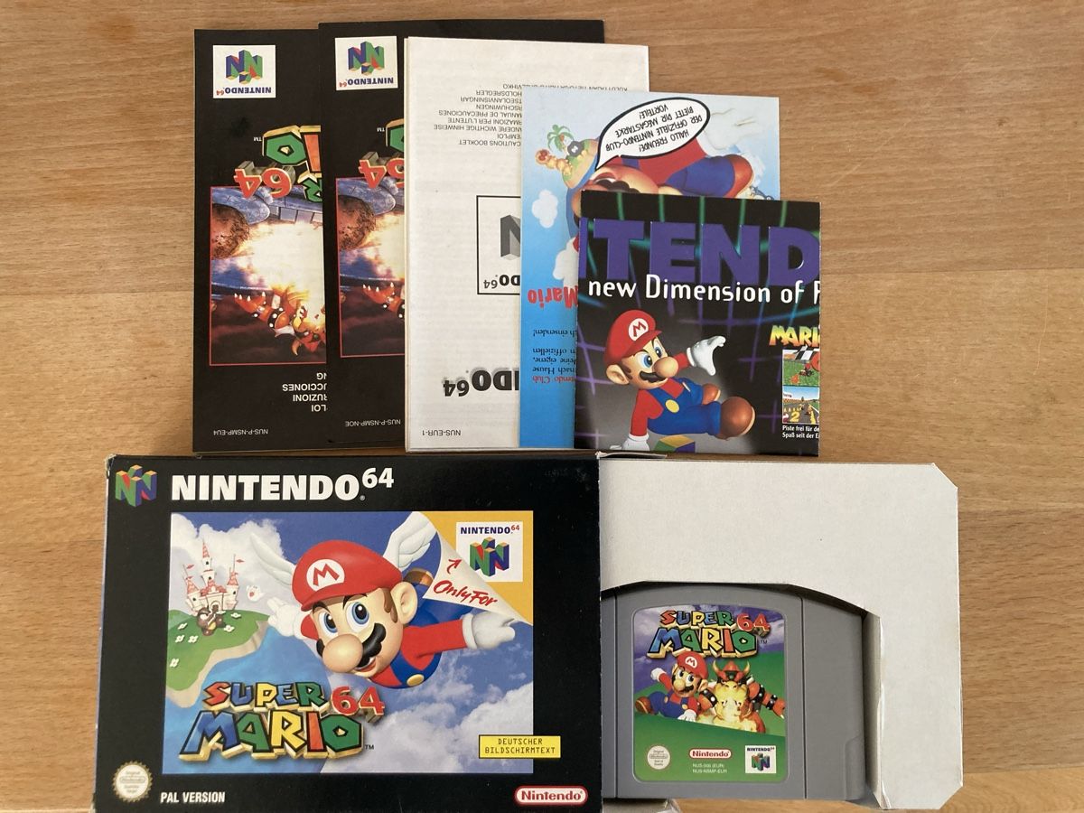 Giochi: Super Mario 64 n64 Nintendo 64 Top condition – Usato da St. Gallen venduto da Parrotb